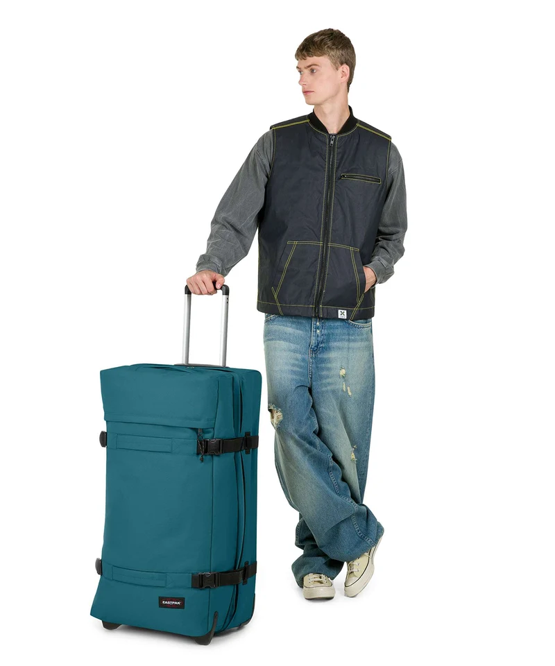 Eastpak Transit'R L Sac de voyage à roulettes jade teal