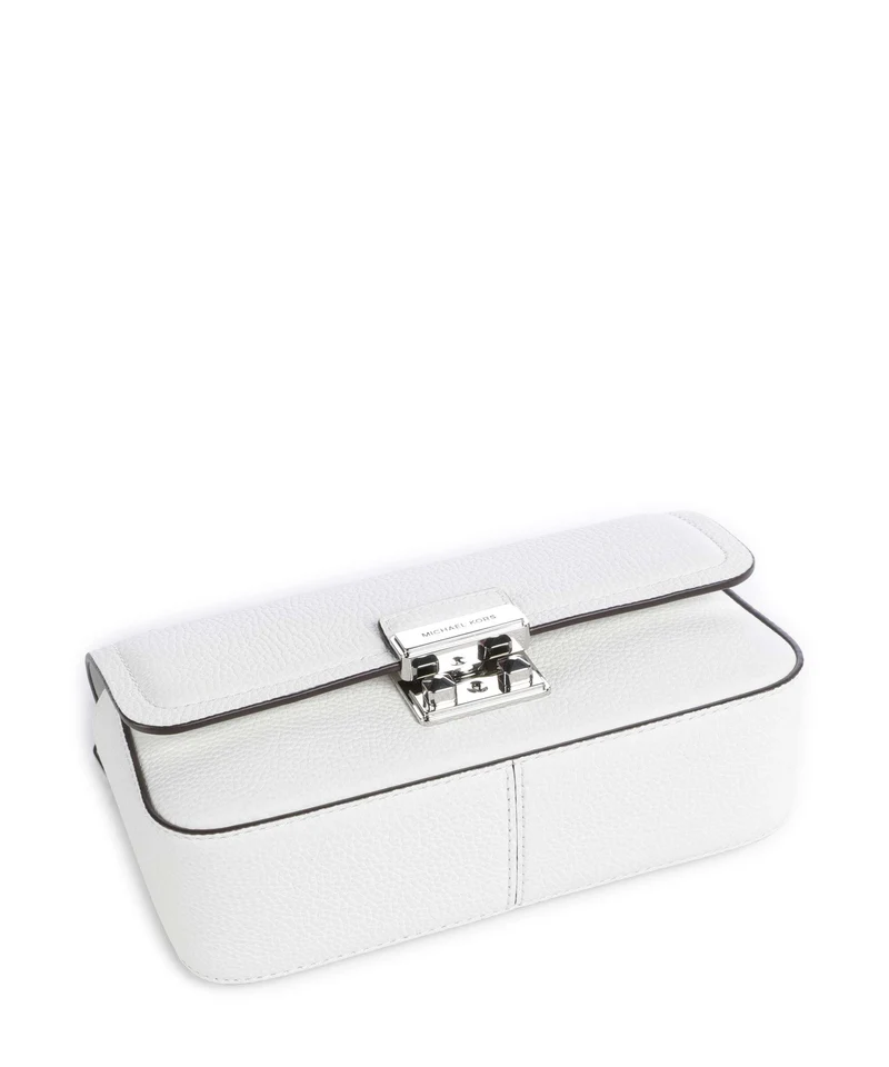 Michael Kors Tribeca Small Sac porté épaule optic white