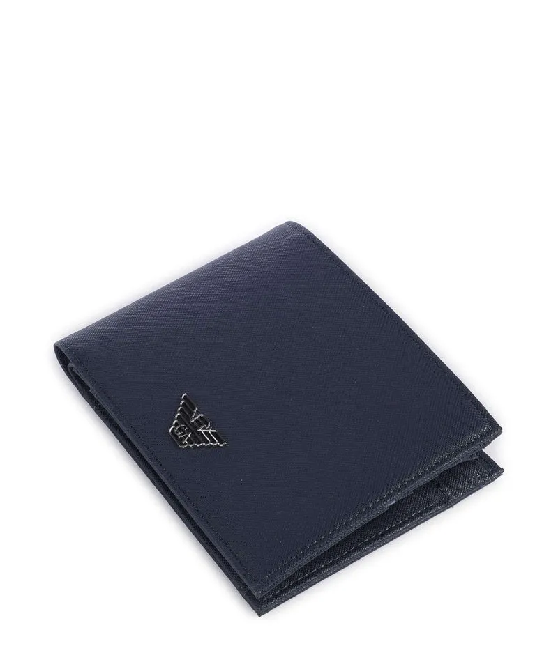 Emporio Armani Saffiano Animation Portefeuille medieval blue