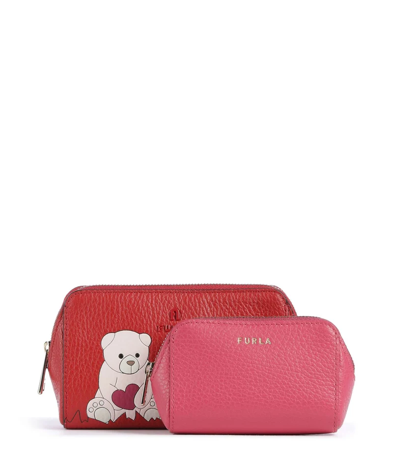 Furla Camelia M Sac à cosmétiques red/velvet pink