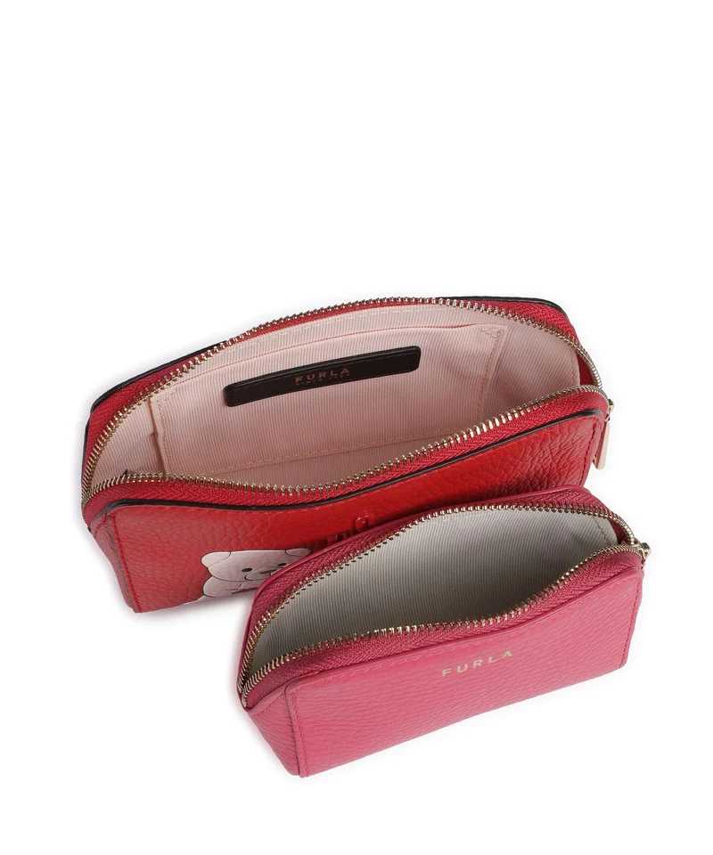 Furla Camelia M Sac à cosmétiques red/velvet pink