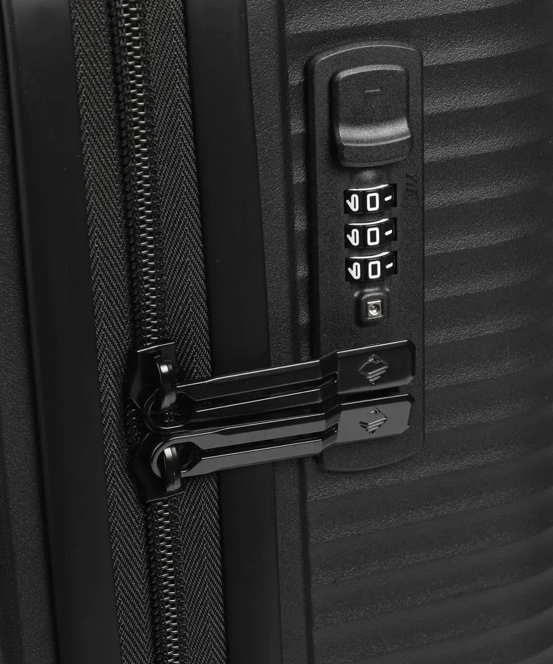 Travelite Air Stripe Slim Valise 4 roues black