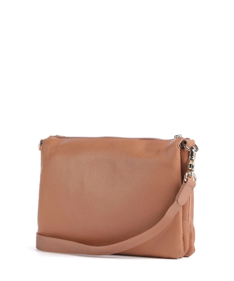 Mandarina Duck Mellow Leather Sac bandoulière pecan nut
