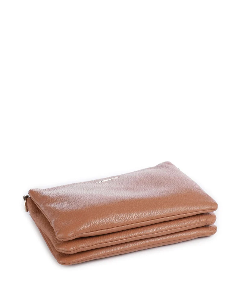Mandarina Duck Mellow Leather Sac bandoulière pecan nut