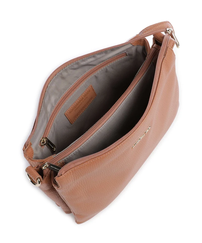 Mandarina Duck Mellow Leather Sac bandoulière pecan nut