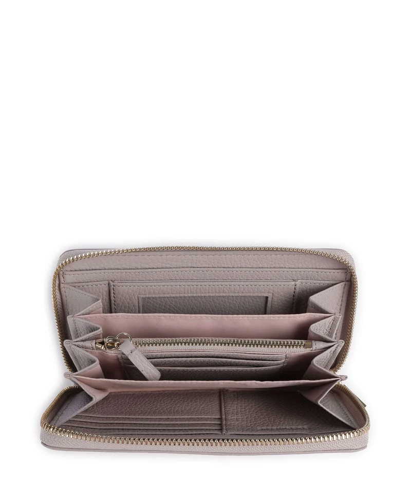 Coccinelle Metallic Soft Portefeuille oyster
