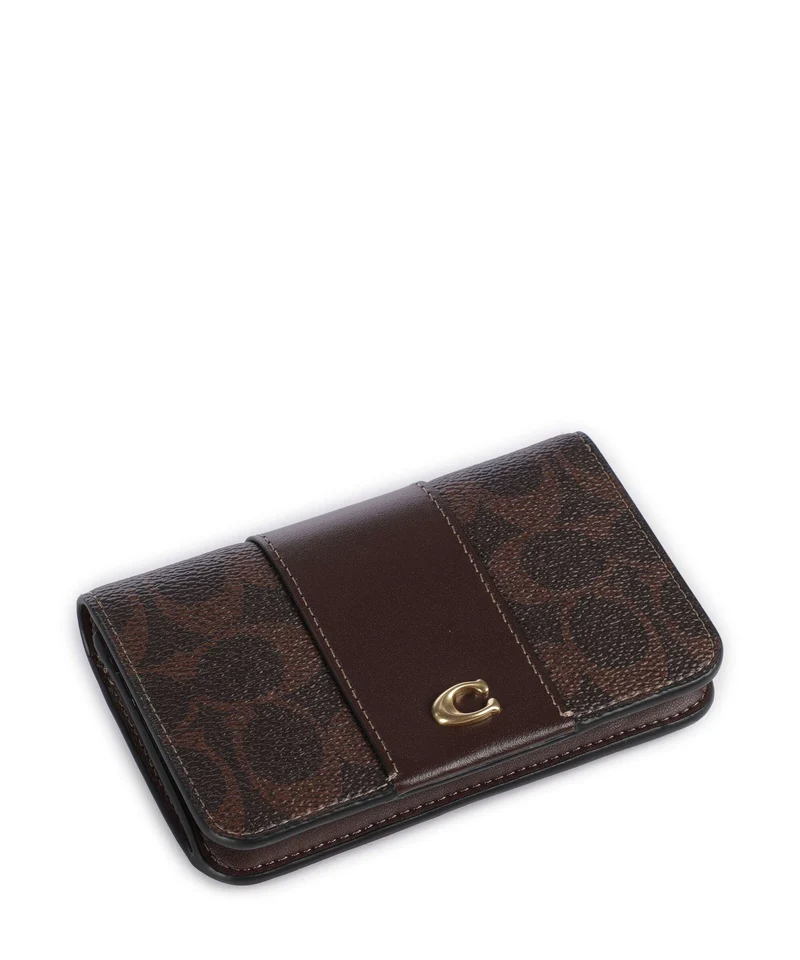 Coach Essential Signature Portefeuille maple