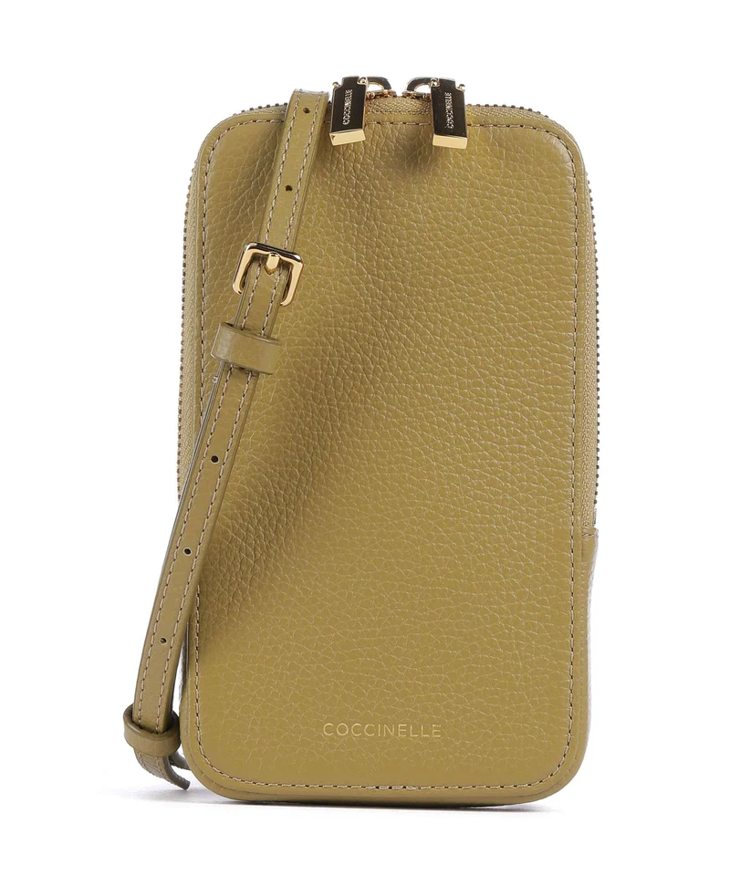 Coccinelle Flor Pochette telephone seagrass