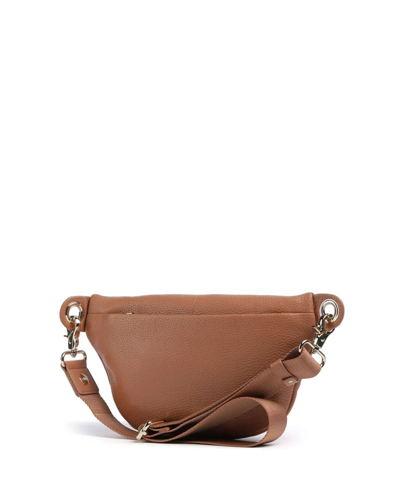Mandarina Duck Mellow Leather Sac banane pecan nut