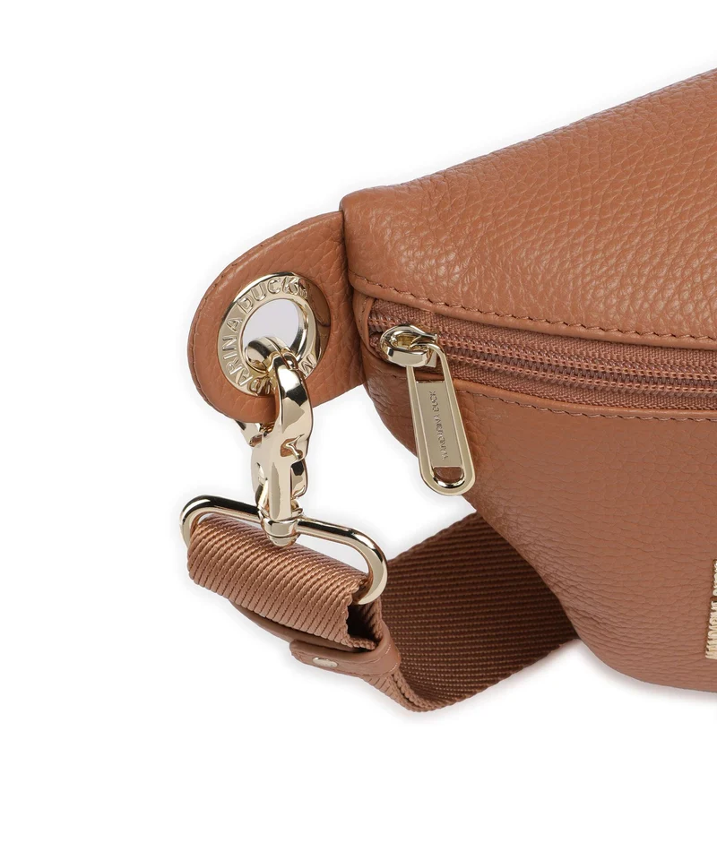 Mandarina Duck Mellow Leather Sac banane pecan nut