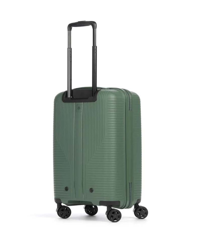 Travelite Air Stripe Slim Valise 4 roues green