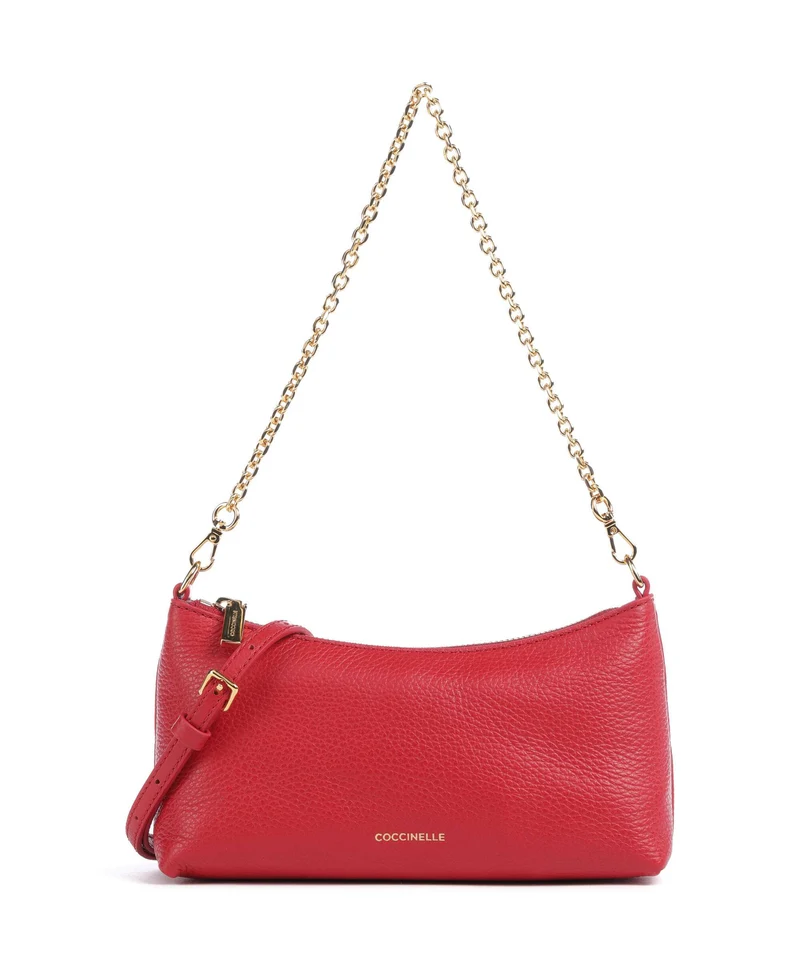 Coccinelle Aura Sac porté épaule scarlet