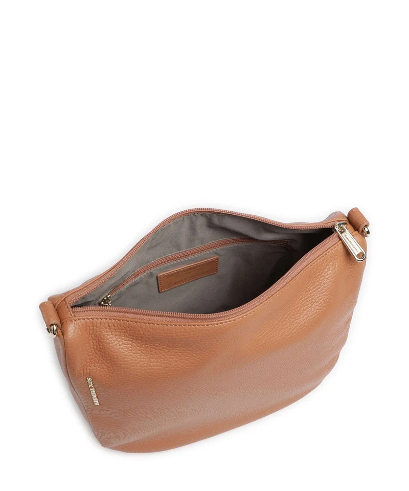 Mandarina Duck Mellow Leather Sac bandoulière pecan nut