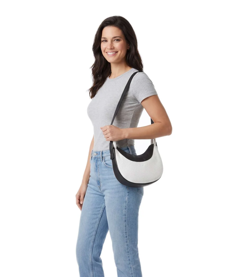 Voi Hirsch Erika Sac bandoulière schwarz/weiss