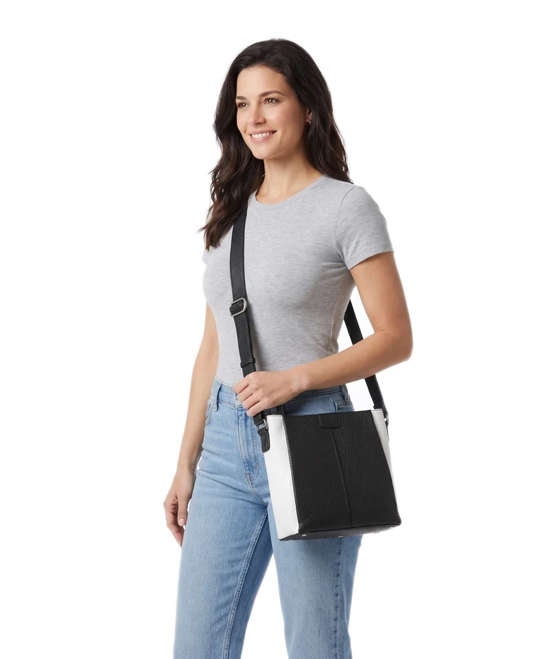 Voi Hirsch Beatrix Sac bandoulière schwarz/weiss
