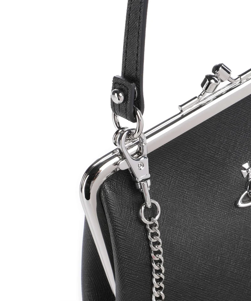 Vivienne Westwood Granny Frame Saffiano Sac à main black