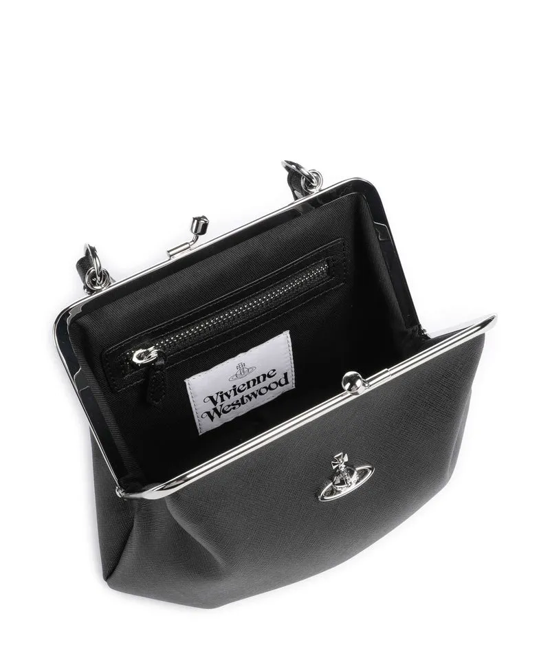 Vivienne Westwood Granny Frame Saffiano Sac à main black