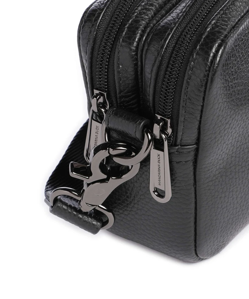 Mandarina Duck Mellow Leather Sac bandoulière nero
