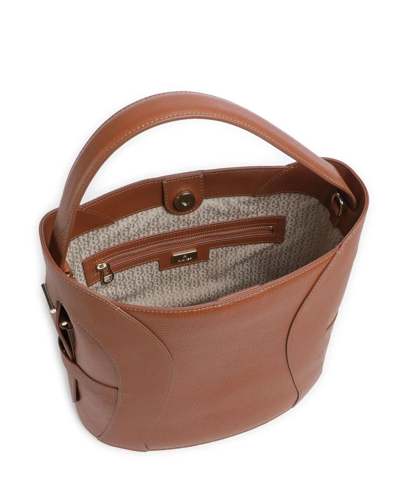 Aigner Deborah M Sac seau cognac brown