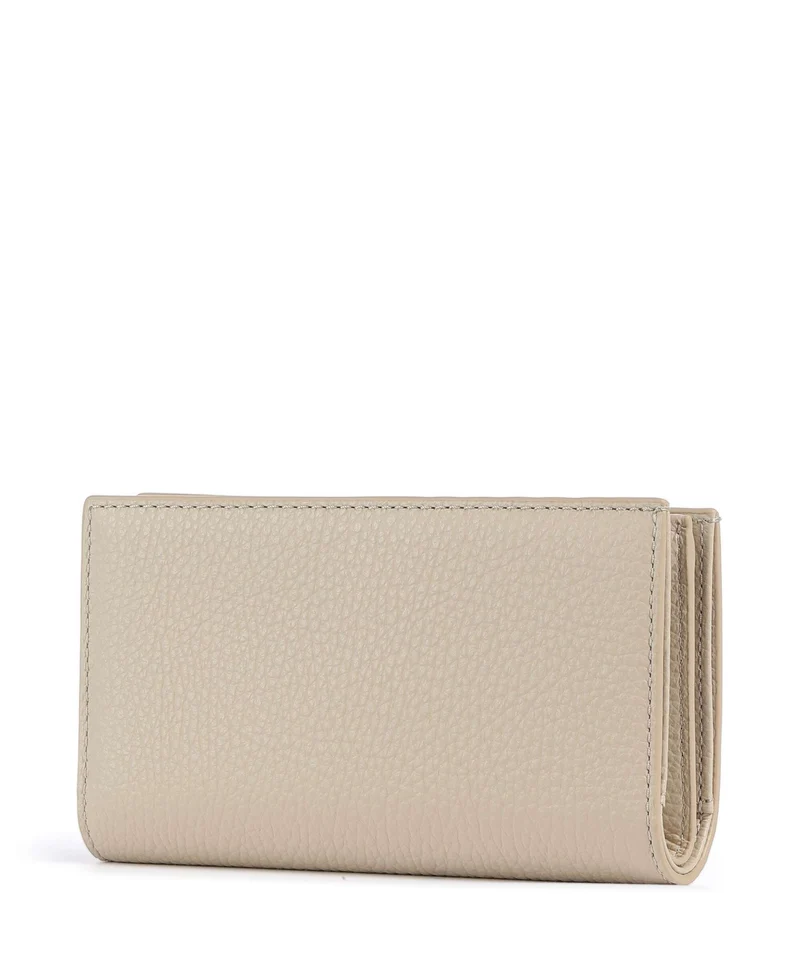 Coccinelle Metallic Soft Portefeuille sandshell