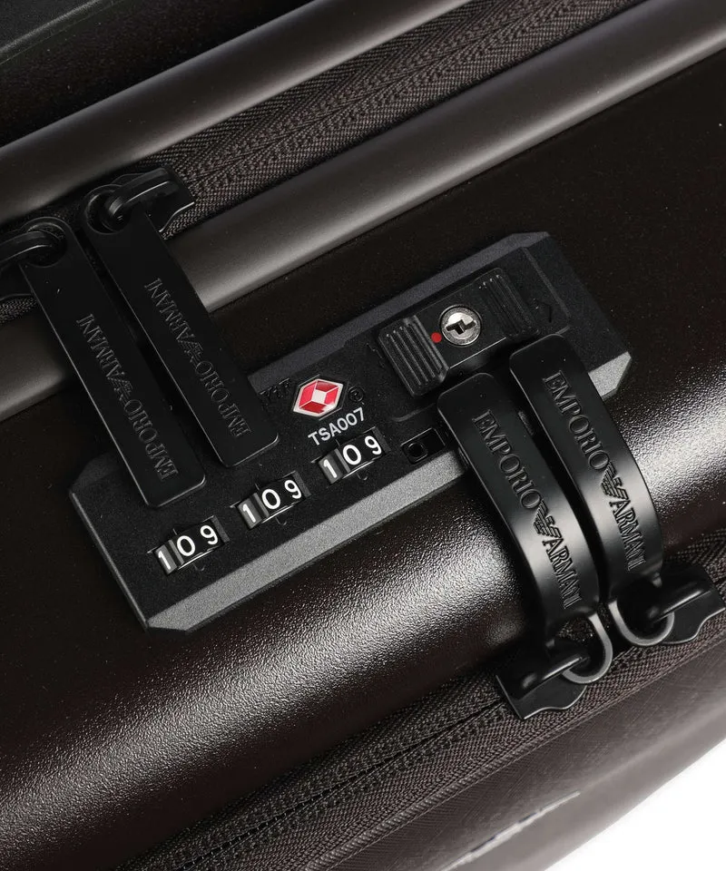 Emporio Armani Business Regenerated Valise 4 roues ebony