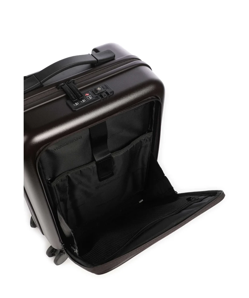 Emporio Armani Business Regenerated Valise 4 roues ebony