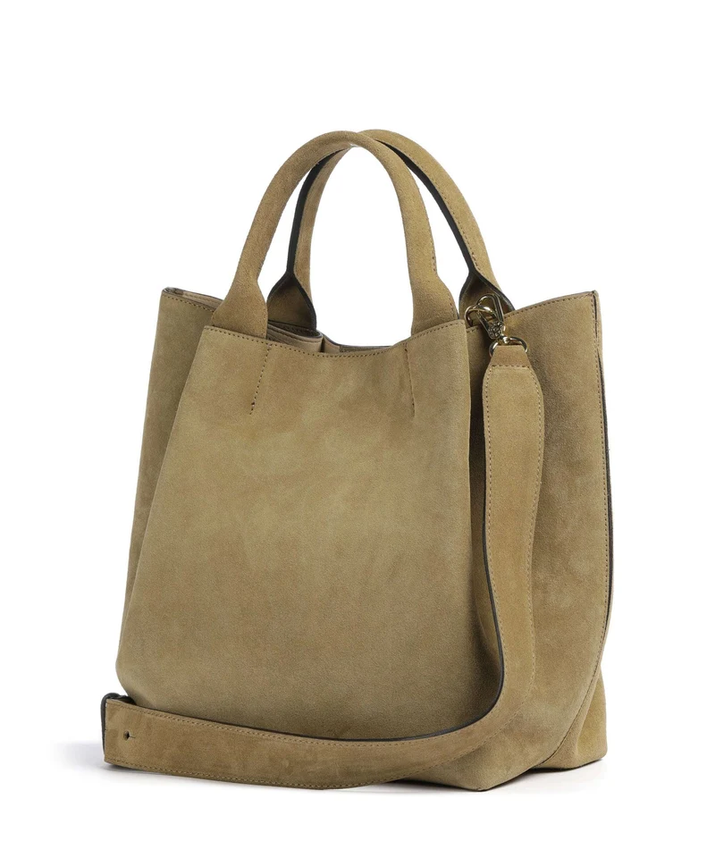 Abro Suede Essential Medium Sac à main mud