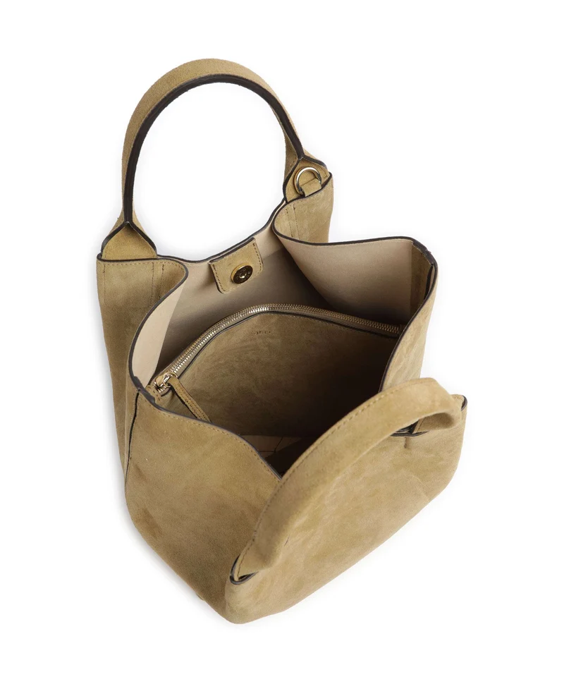 Abro Suede Essential Medium Sac à main mud