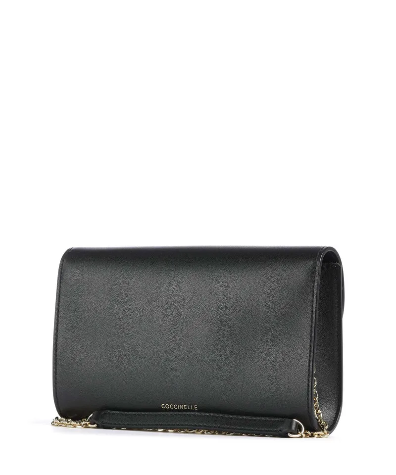 Coccinelle Nikla Smooth Sac bandoulière noir