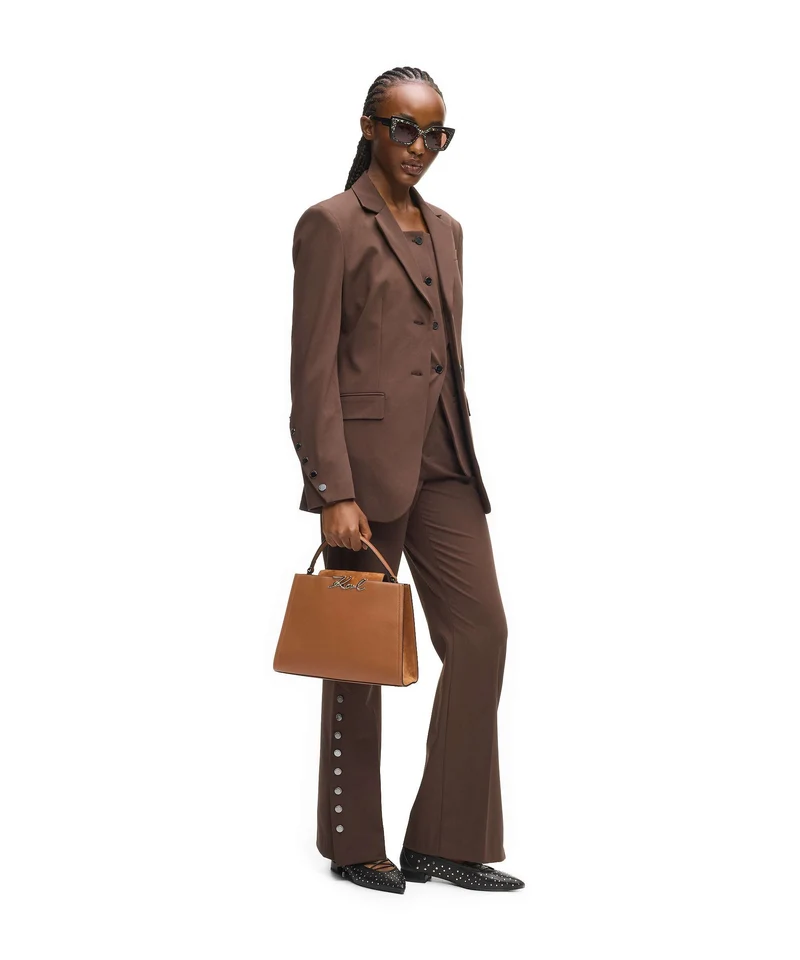 Karl Lagerfeld K/Signature Medium Sac à main dark tan