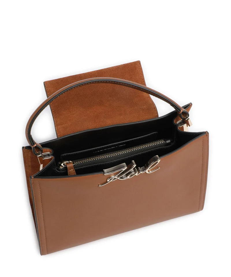 Karl Lagerfeld K/Signature Medium Sac à main dark tan