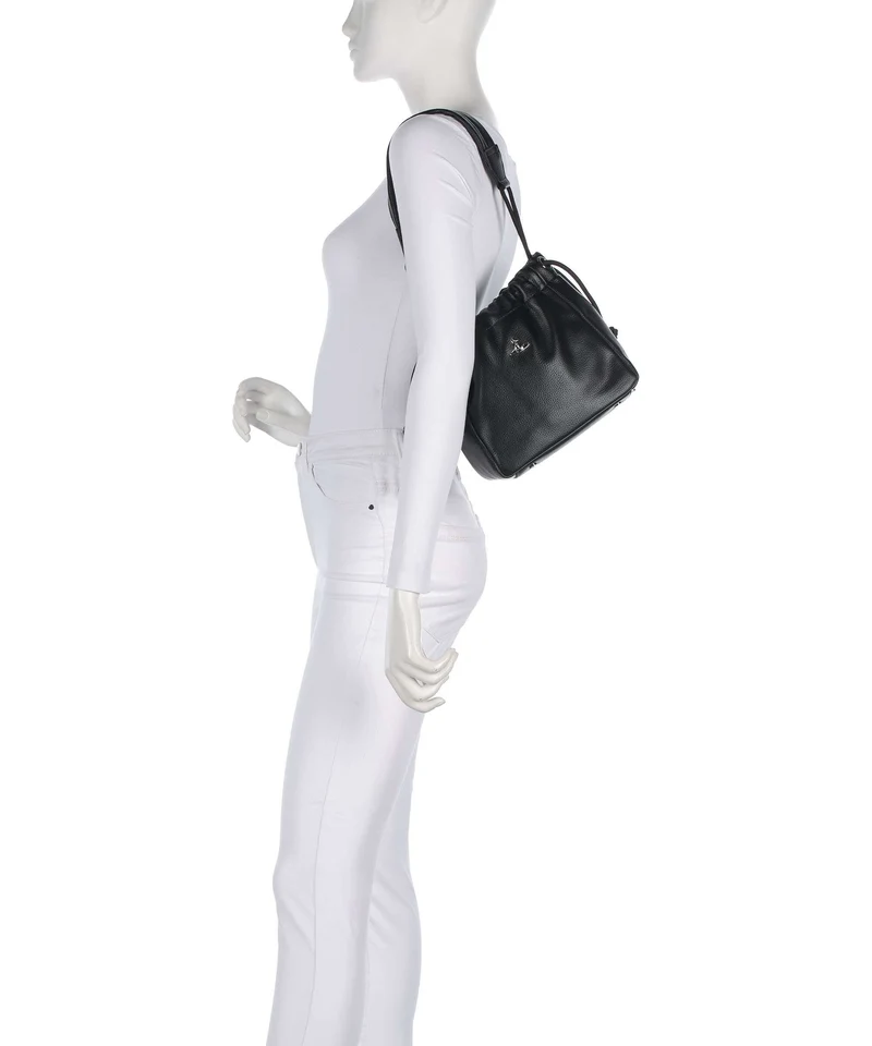 Vivienne Westwood Hilary Grain Small Sac seau black