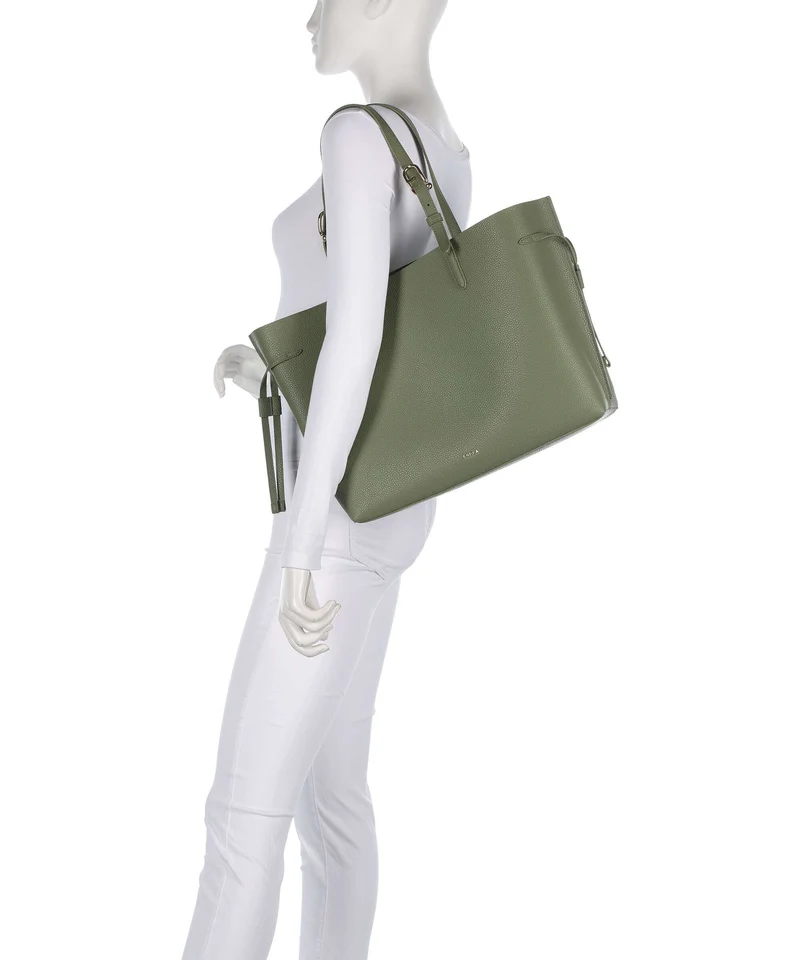 Furla Ava L Cabas avocado/toffee