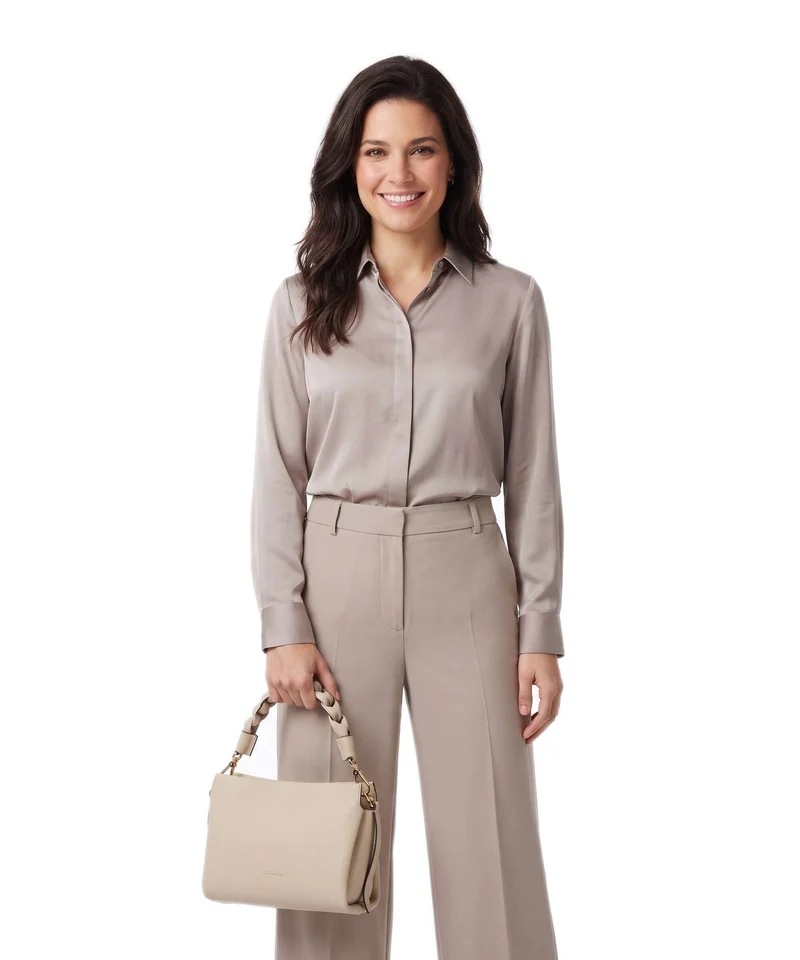 Coccinelle Boheme Grana Double Sac à main sandshell/seagrass