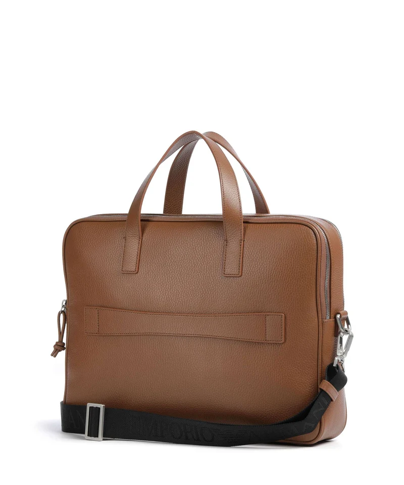 Emporio Armani Business Porte-document mocha bisque