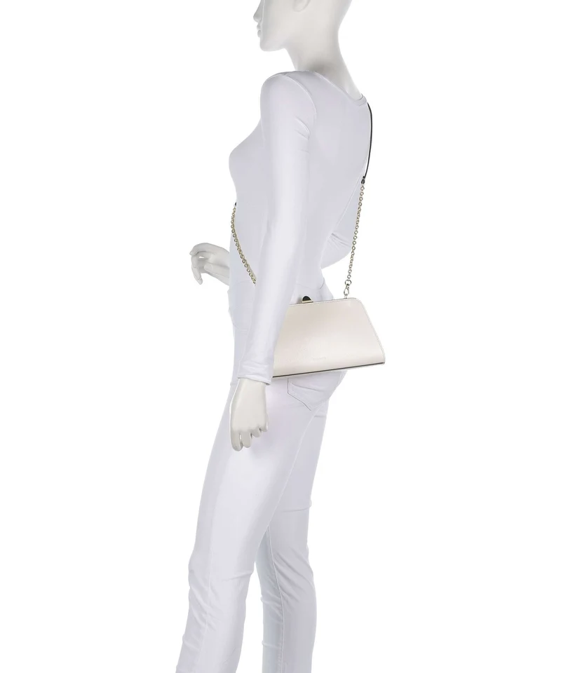 Coccinelle Liv Calf Sac bandoulière pearl