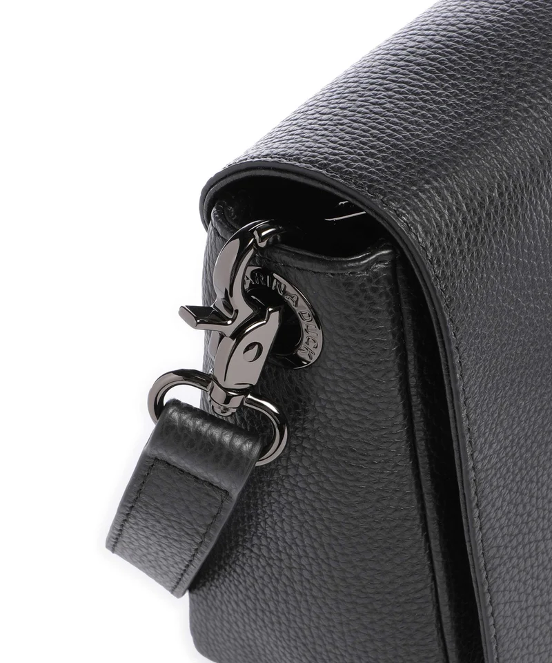 Mandarina Duck Mellow Leather Sac porté épaule nero