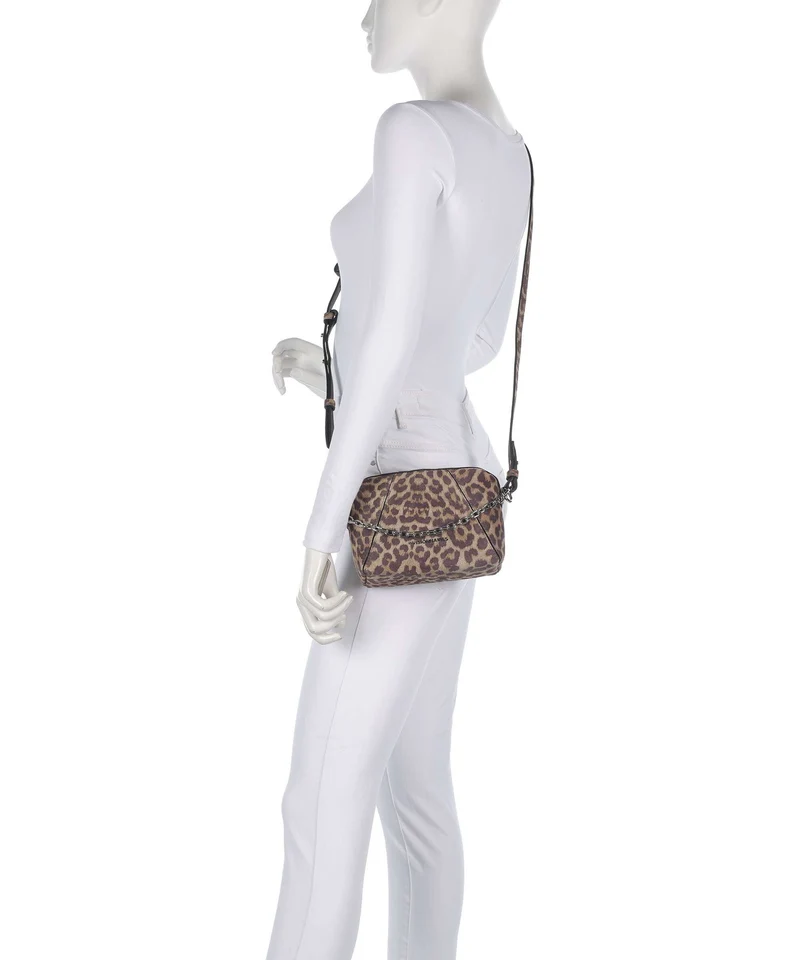 Les Visionnaires Lynn Cozy Chain Sac bandoulière leo print