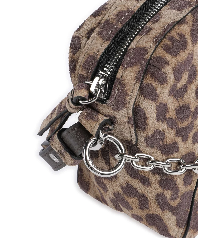 Les Visionnaires Lynn Cozy Chain Sac bandoulière leo print