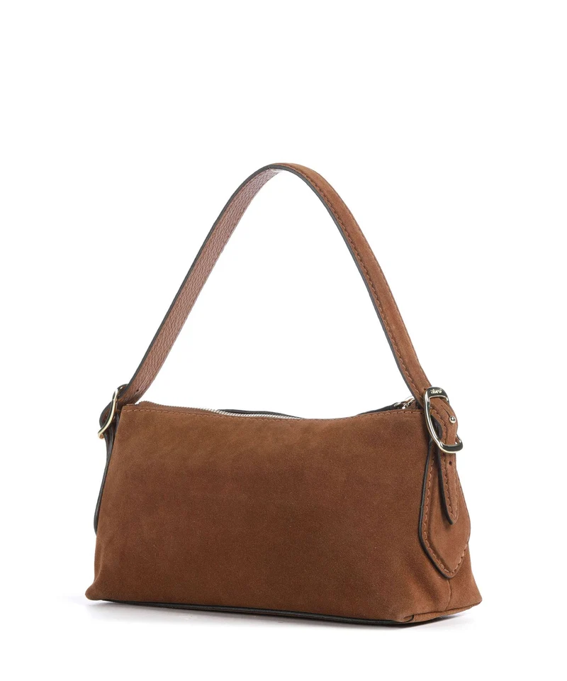 Abro Suede Carina Sac porté épaule cuoio