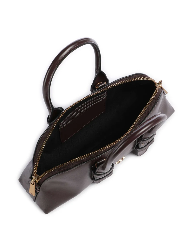 Pinko Bowling Horizontal Sac à main rosso mogano/antique gold