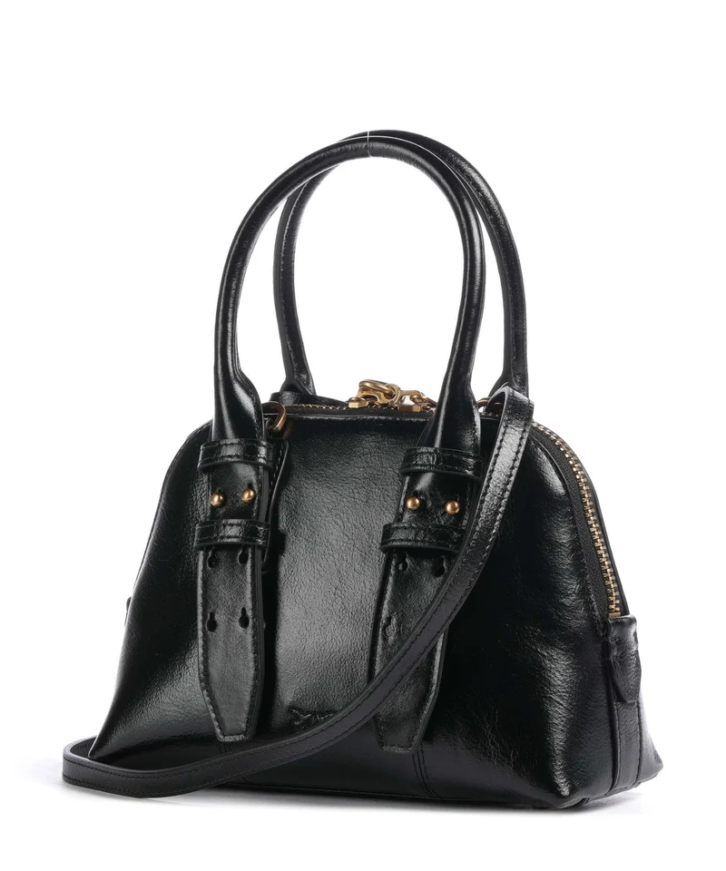 Pinko Bowling Mini Sac à main nero/antique gold