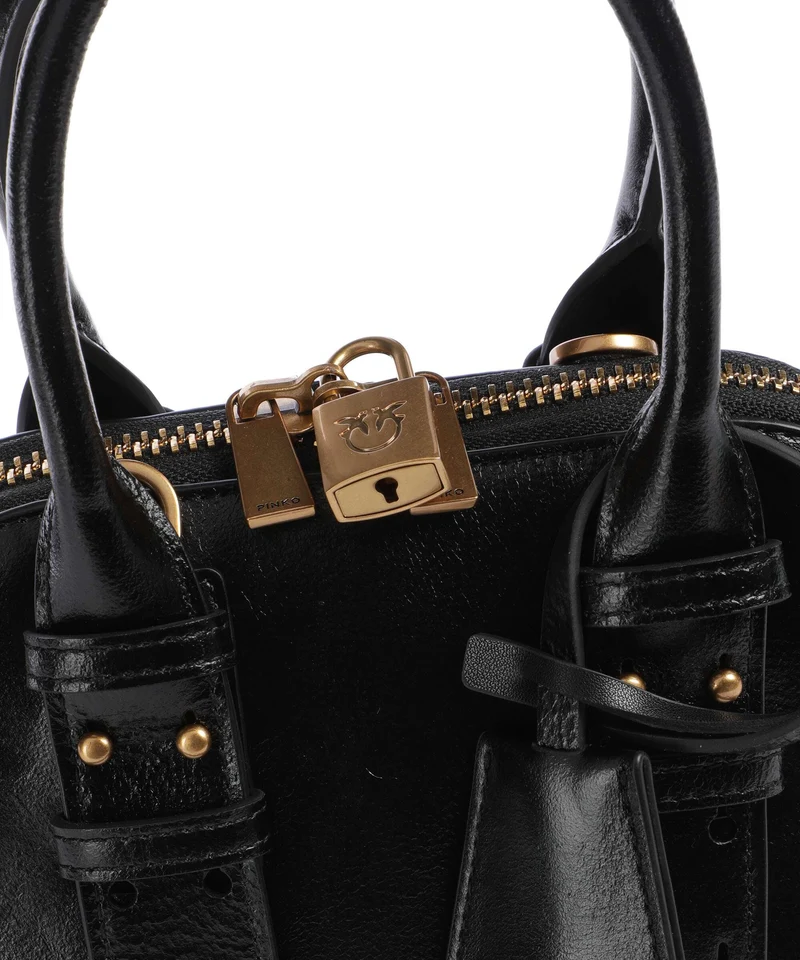 Pinko Bowling Mini Sac à main nero/antique gold