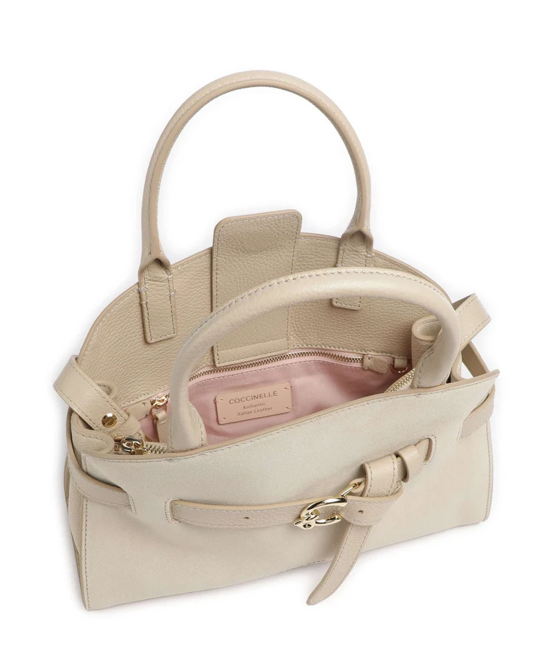 Coccinelle Sabine Suede Sac à main sandshell