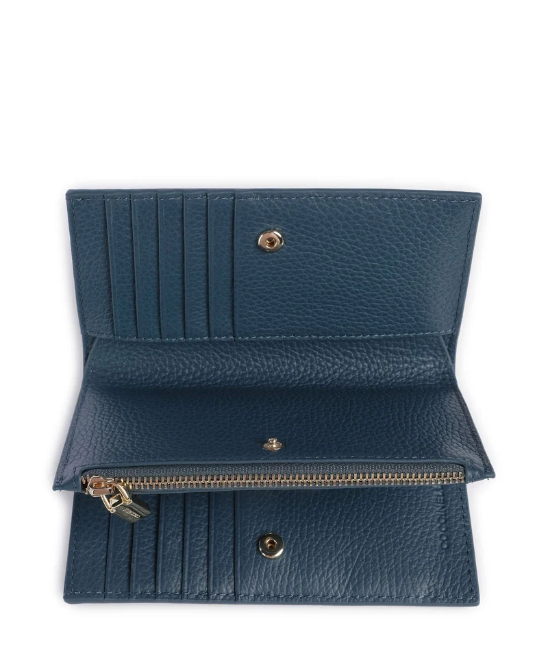 Coccinelle Metallic Soft Portefeuille deep blue