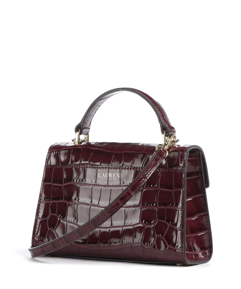 Lauren Ralph Lauren Farrah Small Sac à main dark garnet