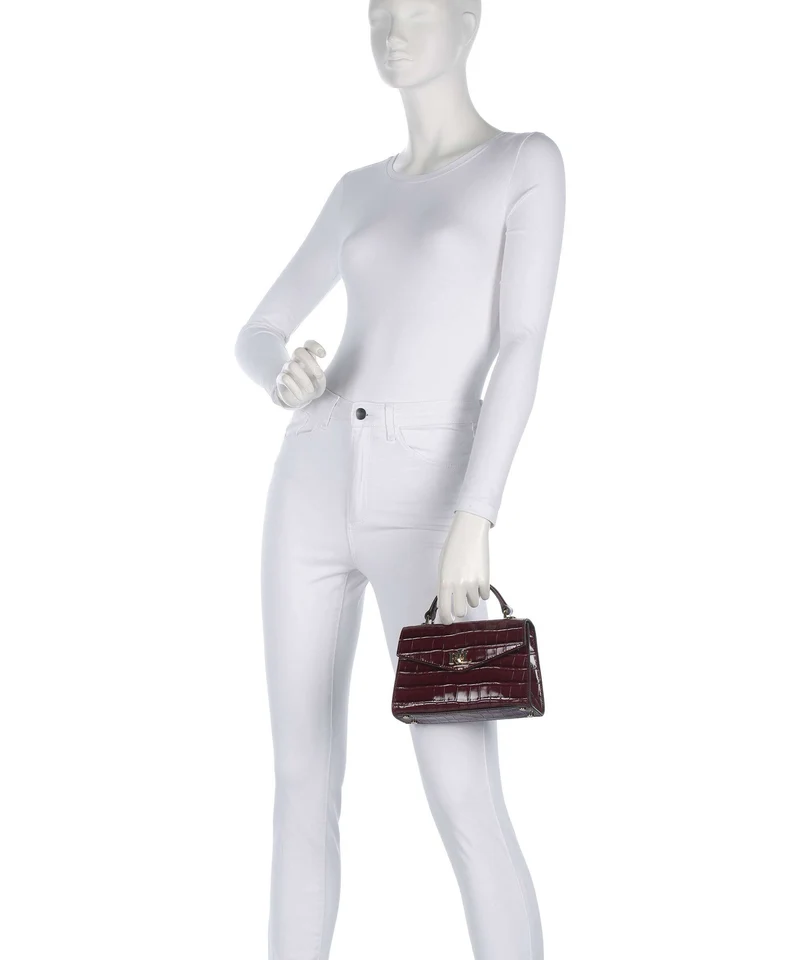 Lauren Ralph Lauren Farrah Small Sac à main dark garnet