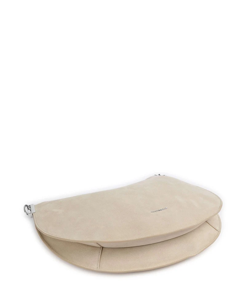 Coccinelle Sunup Suede Sac porté épaule sandshell