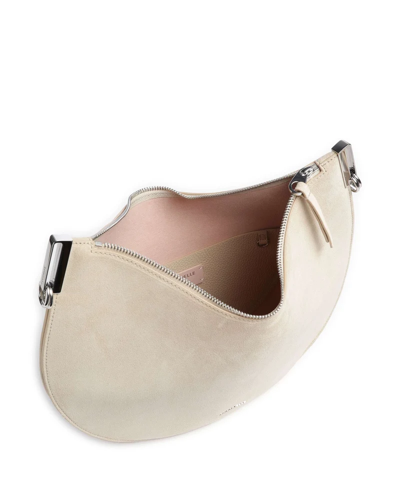 Coccinelle Sunup Suede Sac porté épaule sandshell