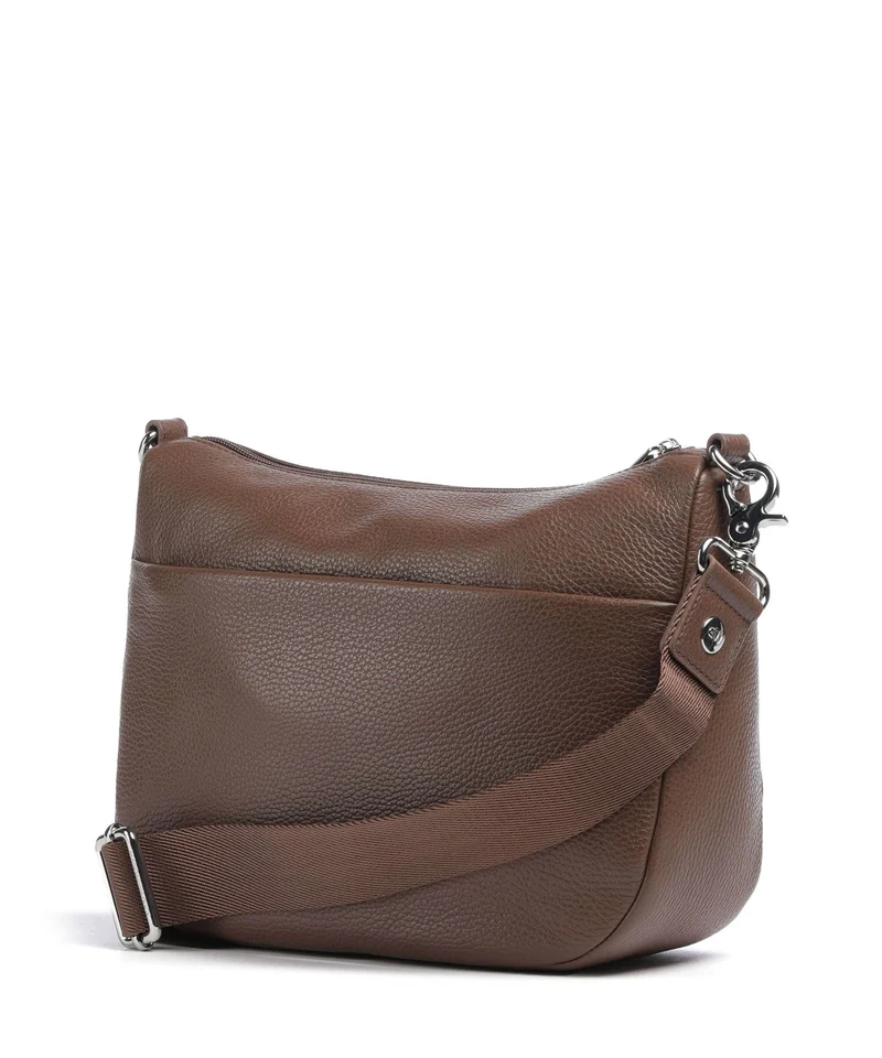 Mandarina Duck Mellow Leather Sac bandoulière milk chocolate